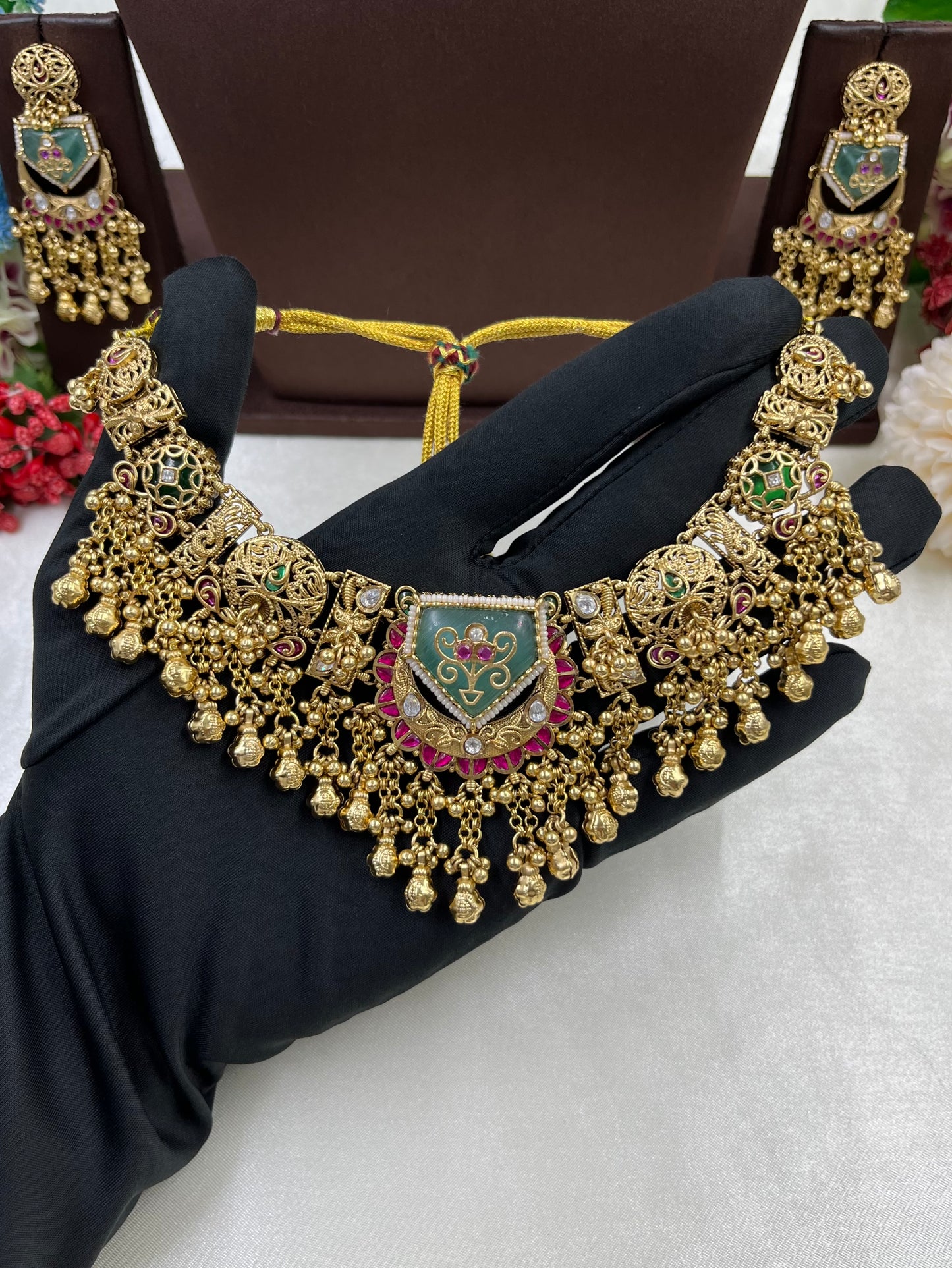 Bhanu Chorski Antique Gold Necklace