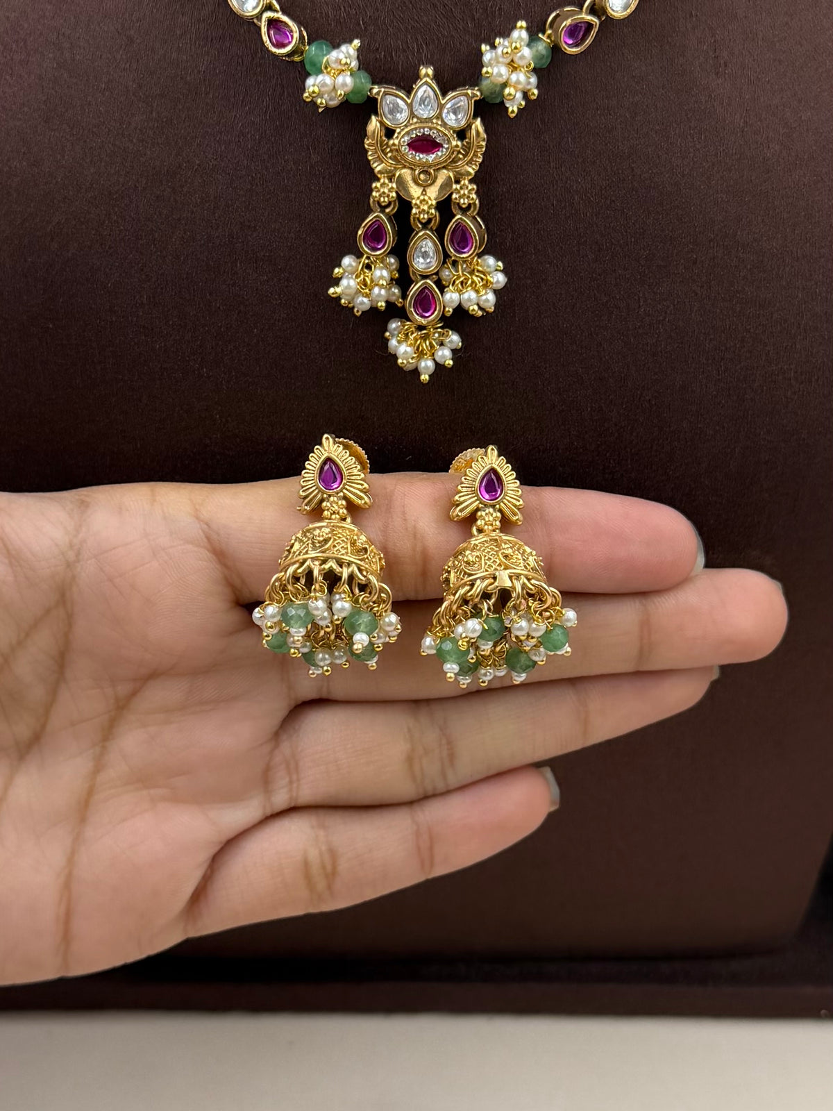 Kajal Heritage Delicate Necklace Set