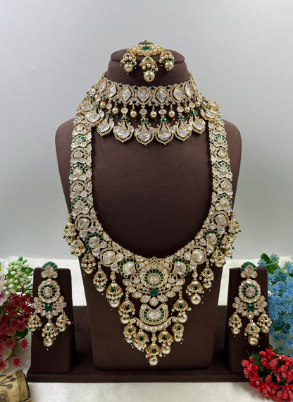 Rajvi Moissanite Premium Combo Set