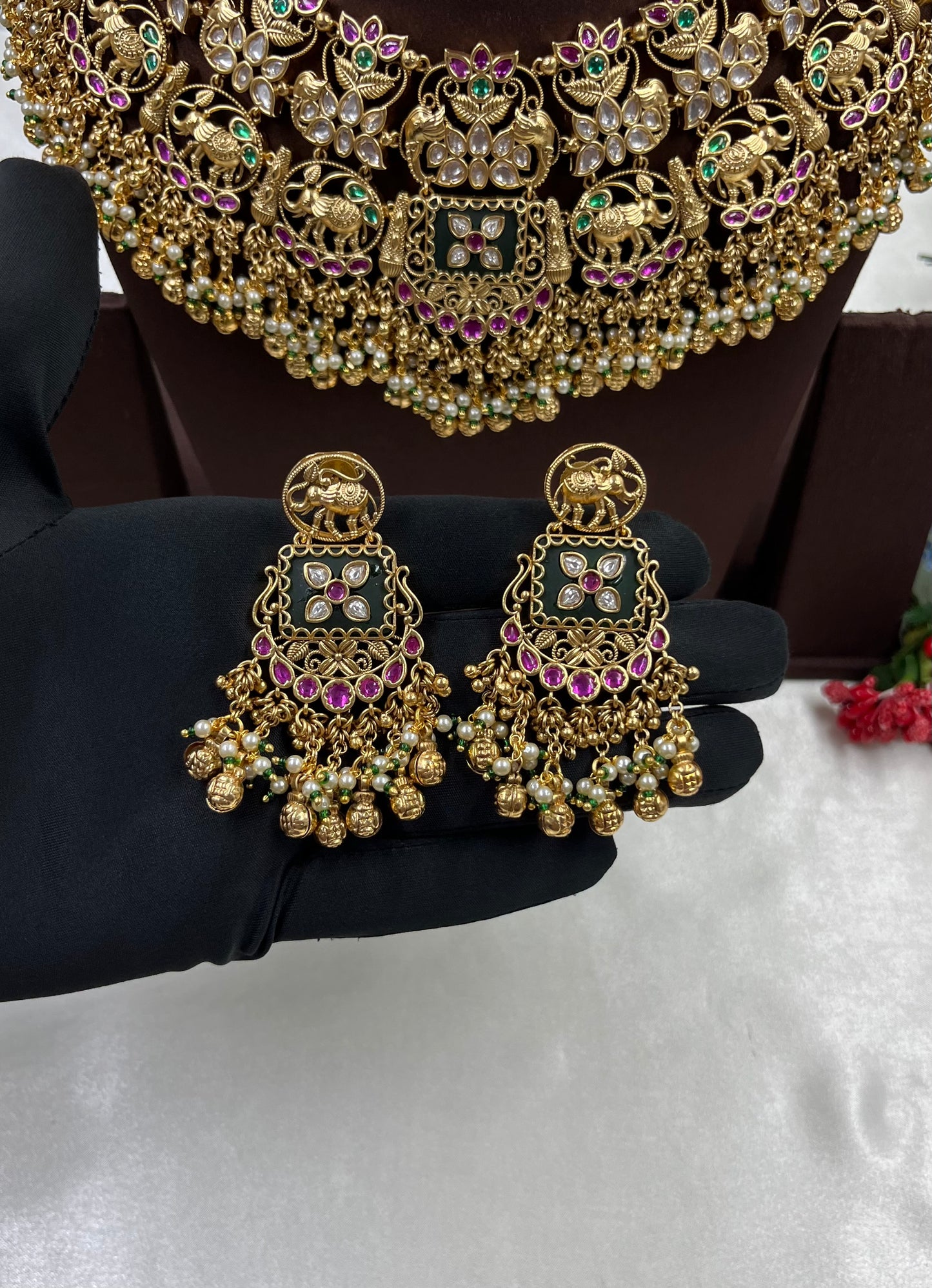 Mirabai Heritage Semi Bridal Set