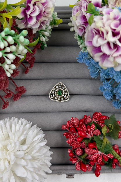 Zarna Victorian American Diamond Ring (Adjustable)