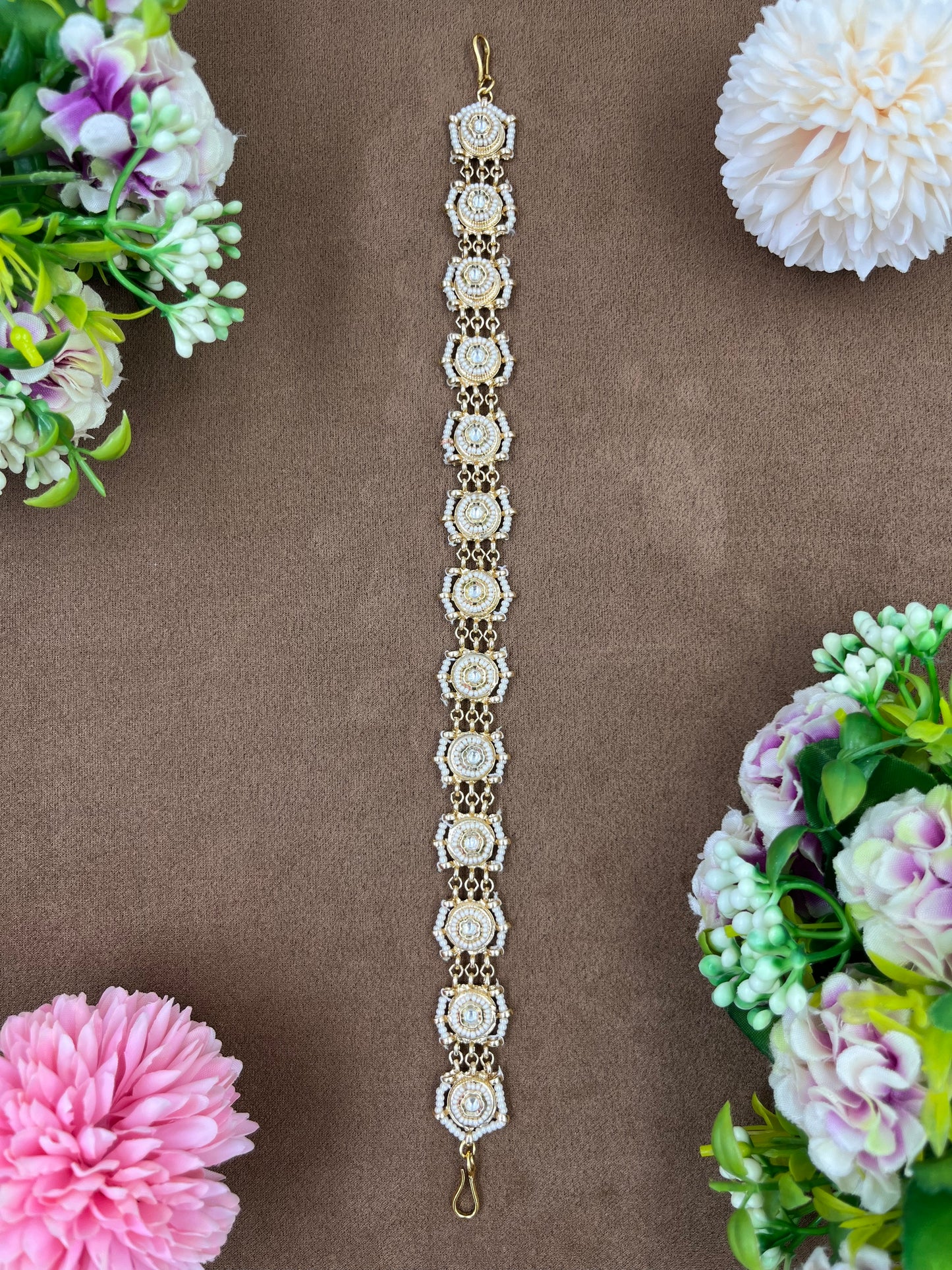 Lata Moissanite Pal Sheesh Patti