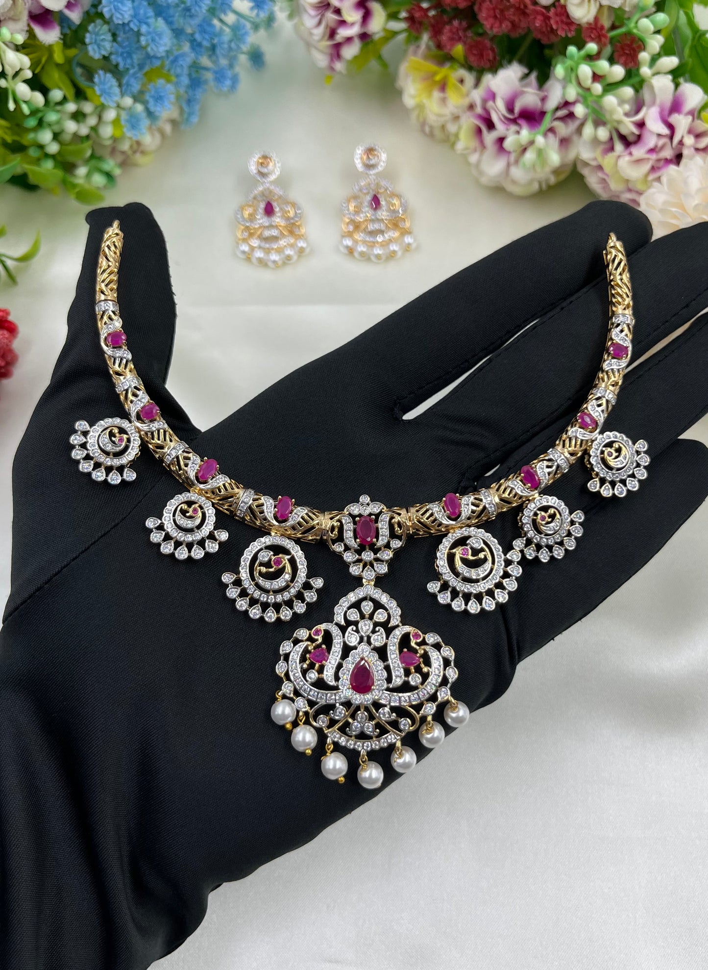 Hema Traditional Micro Gold Necklace