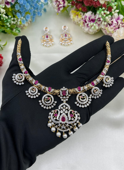 Hema Traditional Micro Gold Necklace