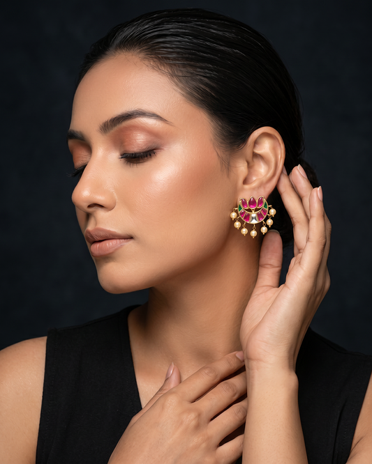 Samyukta Jaipuri Kundan Earing