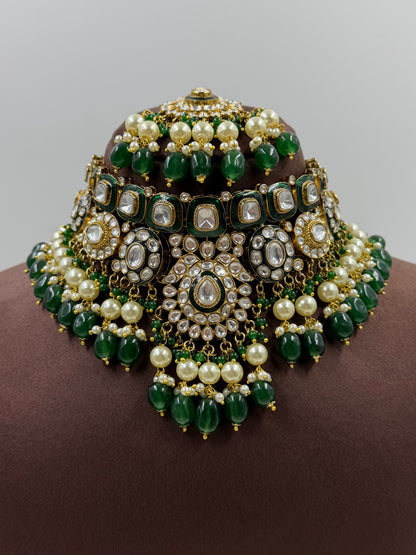 Seema Polki Kundan Choker Necklace Set