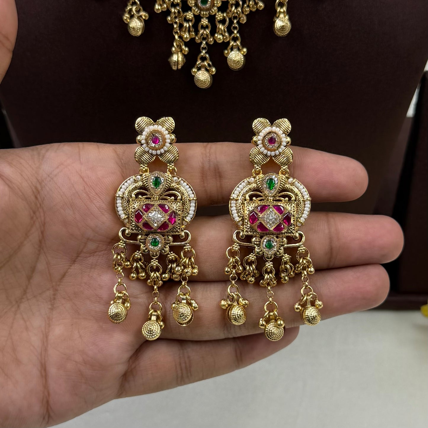 Minal Heritage Premium Necklace Set