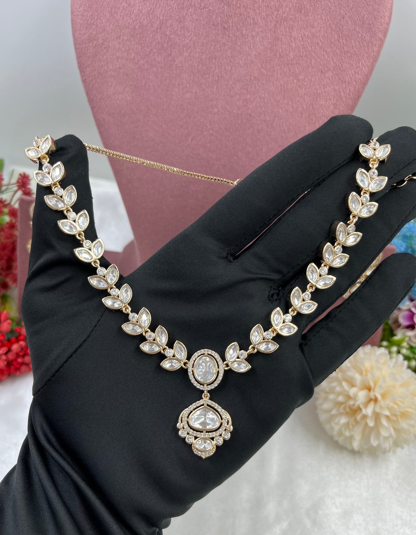 Rhea Moissanite Necklace