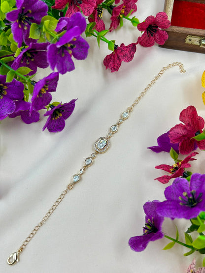 Siya Moissanite Bracelet (Adjustable)