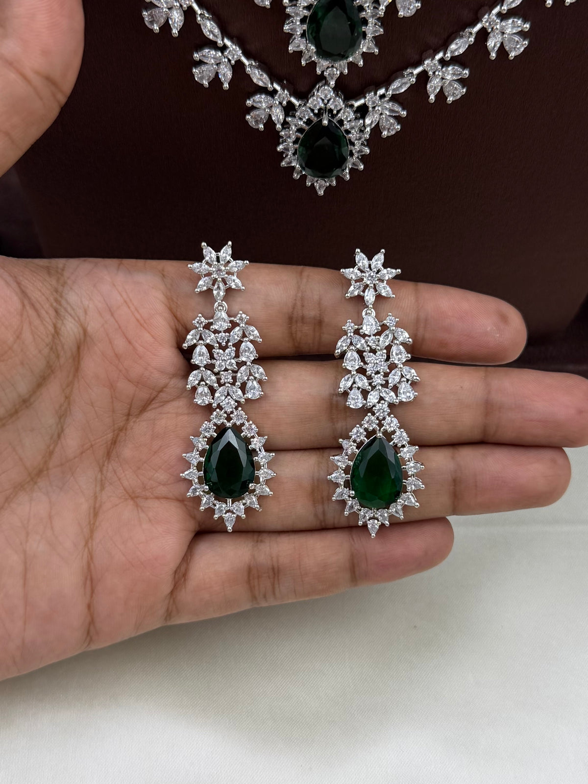 Ashley American Diamond Necklace Set