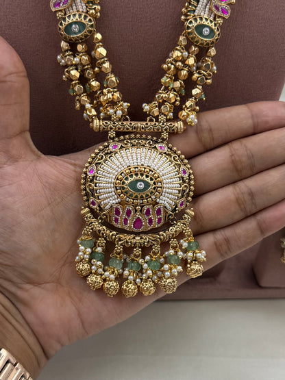 Netra Heritage Chorski Combo Necklace Set