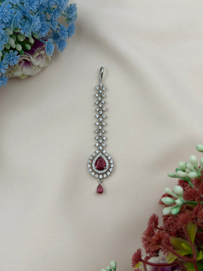 Crystal American Diamond Mang Tika
