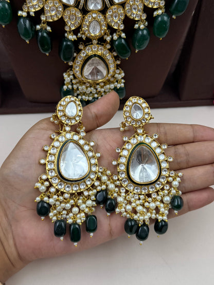 Kumudini Polki Kundan Necklace Set
