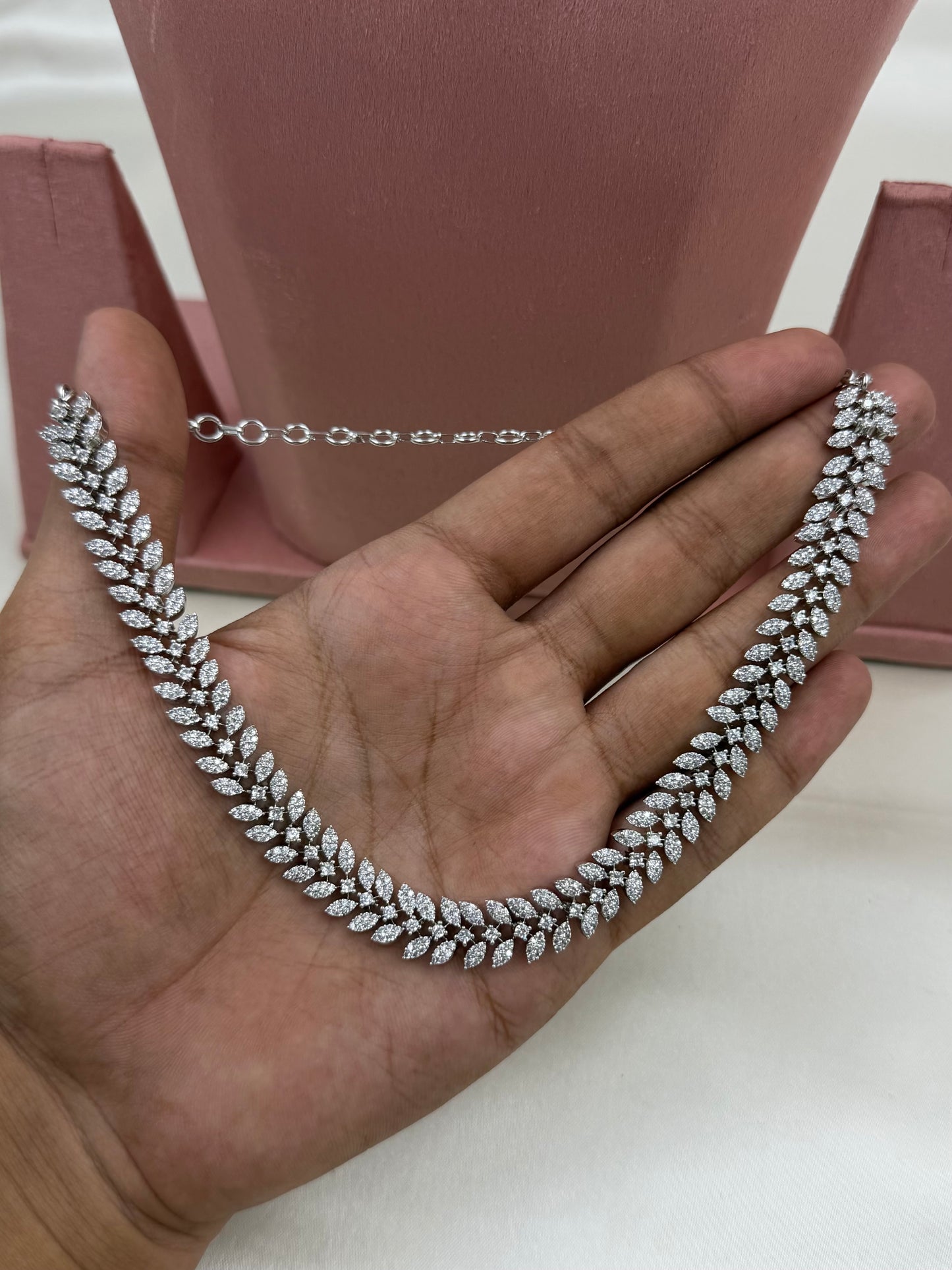 Hansika American Diamond Necklace Set