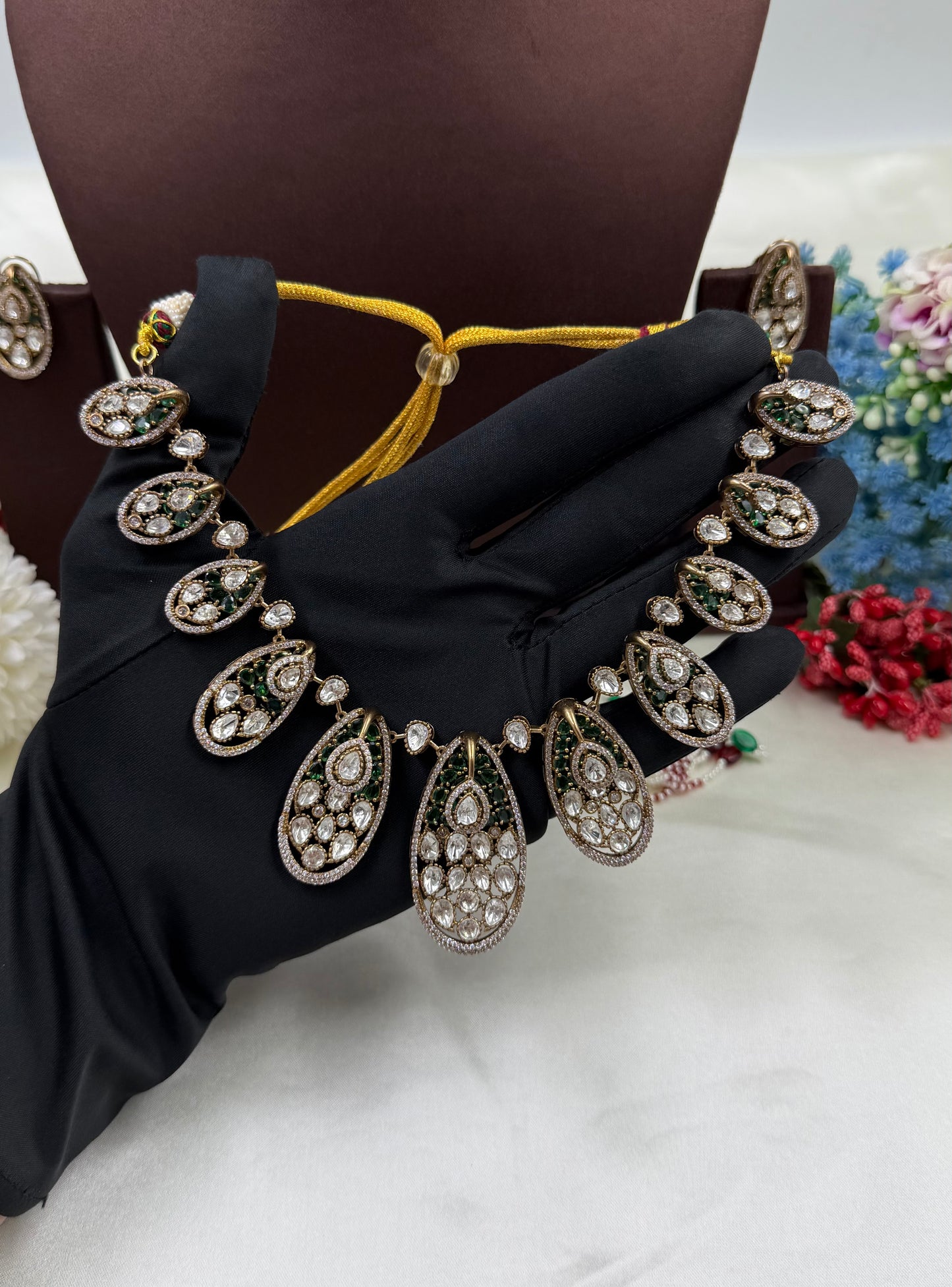 Anisha Jaipuri Kundan Necklace