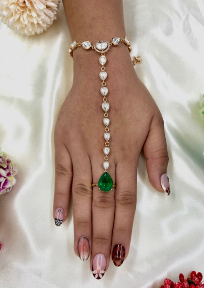 Radiant Moissanite Premium Hath Panja (One pis)