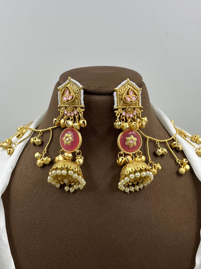 Dania Kashmiri Earing With Earchain