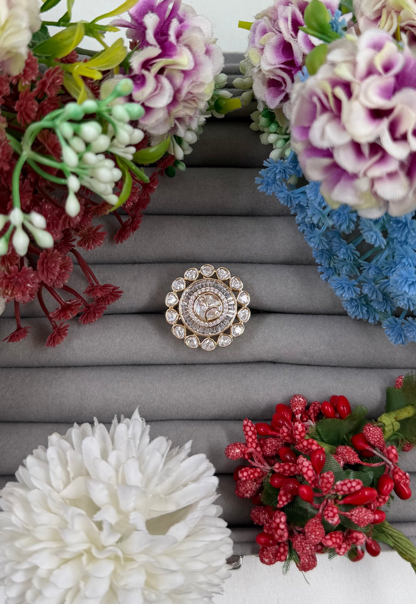 Suruchi Moissanite Ring (Adjustable)