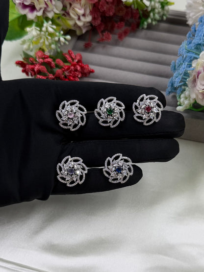 Evelyn American Diamond Ring (Adjustable)