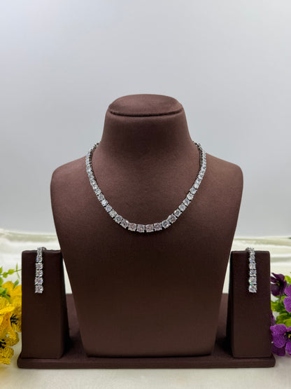 Sophia American Diamond Delicate Necklace