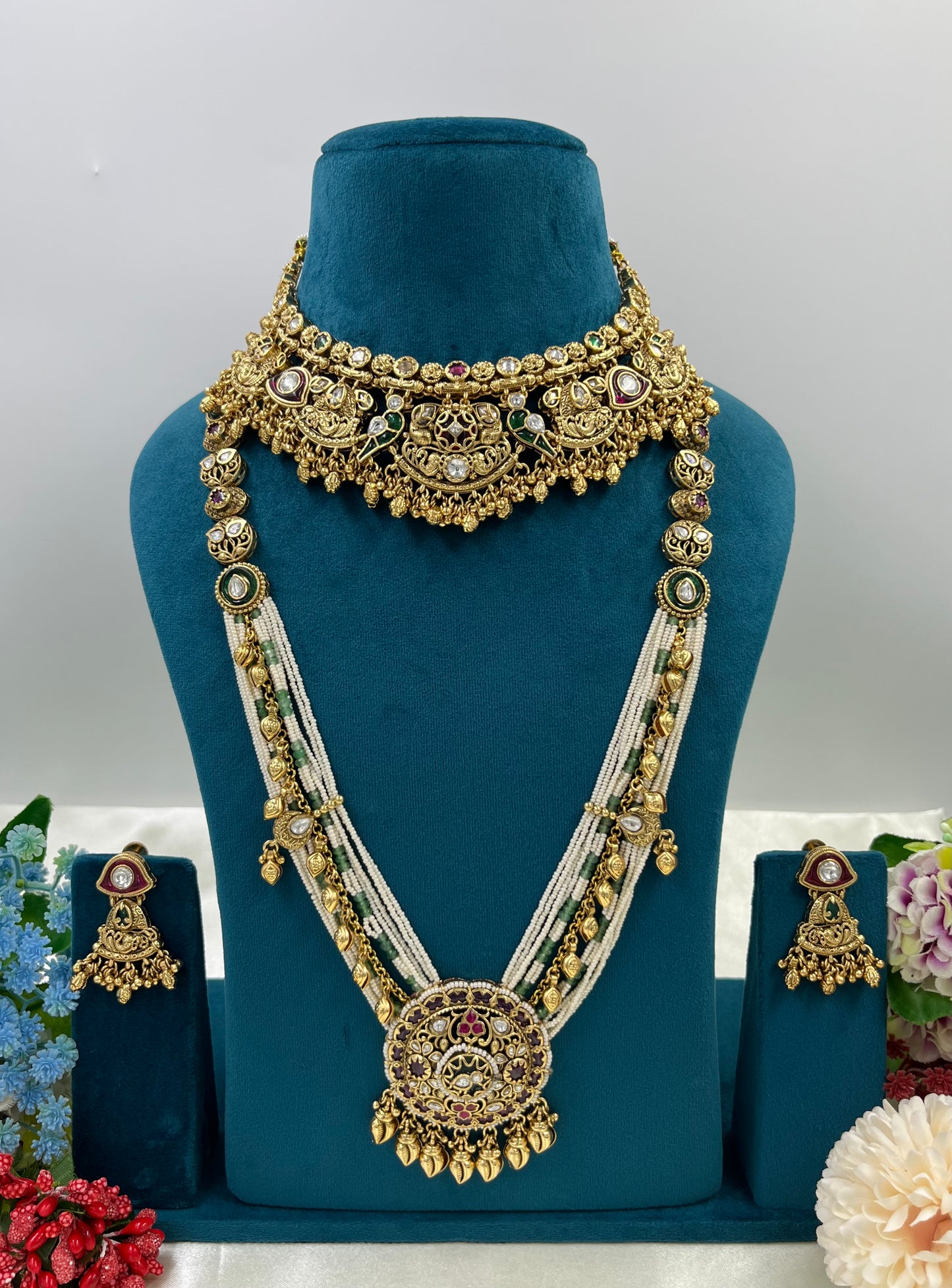 Tara Heritage Semi Bridal Set