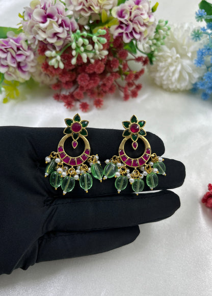 Tara Jadau Pachi Kundan Earring