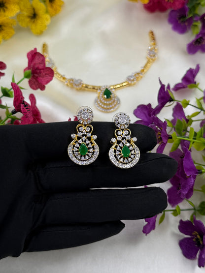 Falak Two Tone Hasli Necklace