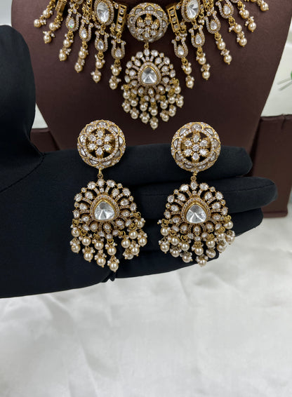 Indre Moissanite Choker Necklace