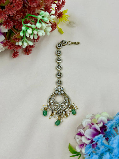 Drishti Premium Victorian Mang Tika