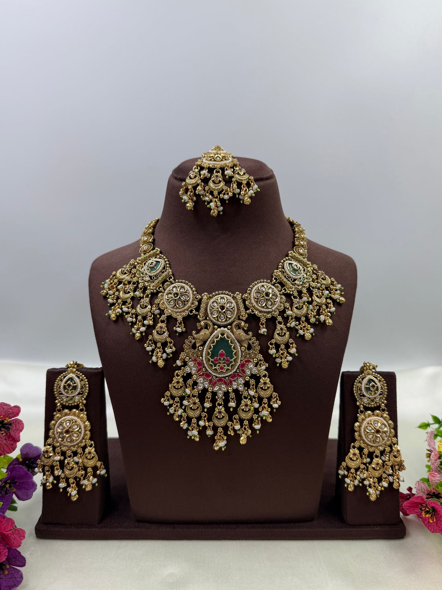 Chhaya Heritage Semi Bridal Set