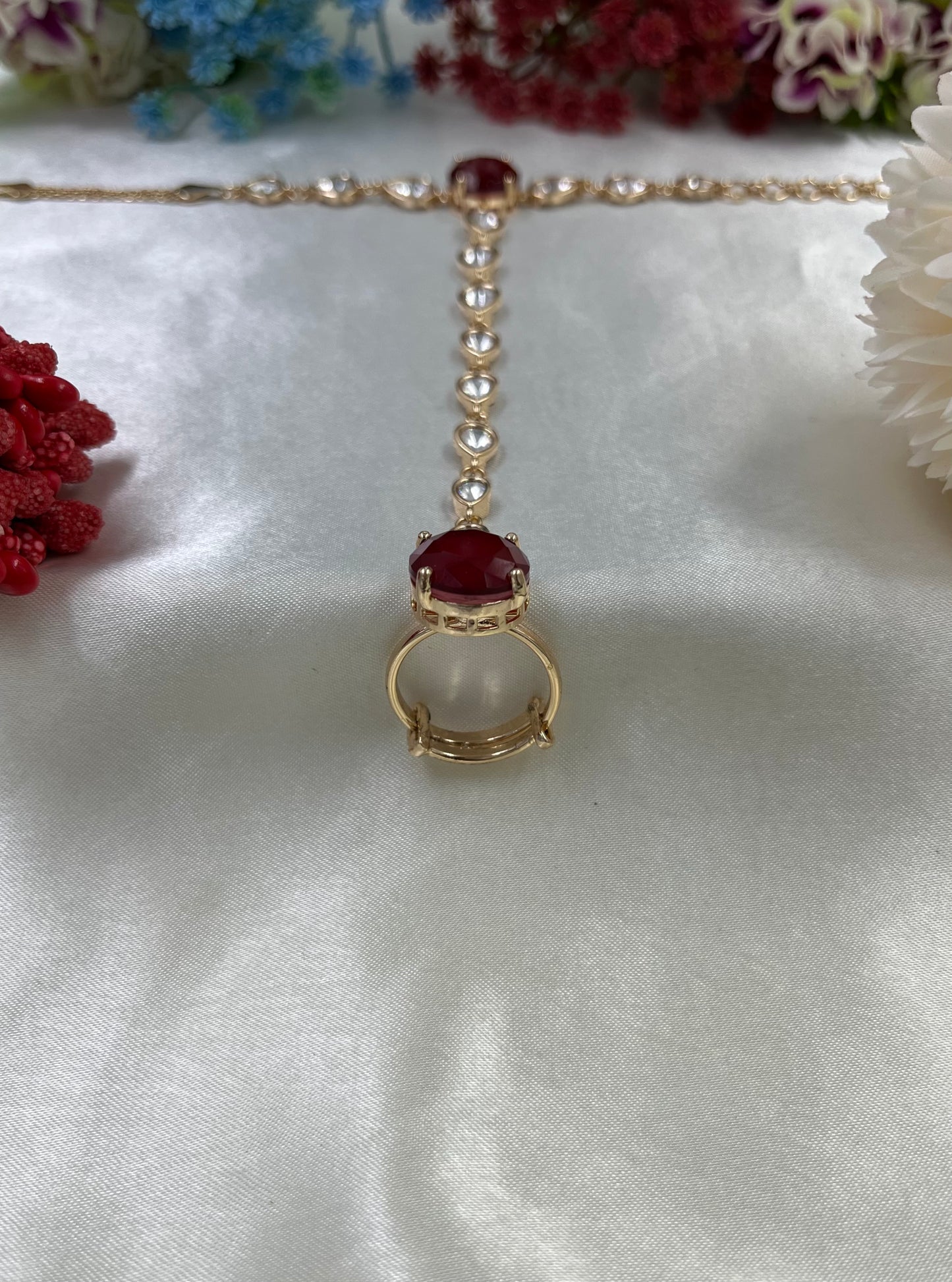 Vastra Moissanite Premium Hath Panja (One pis)