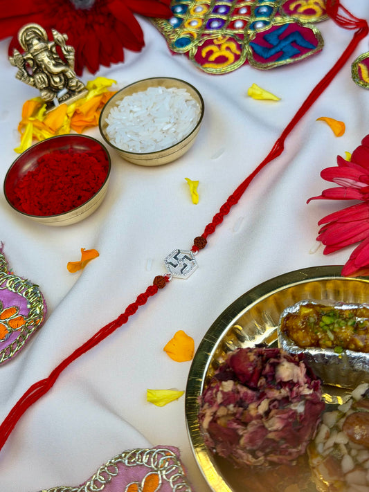Auspicious Swastik Rakhi