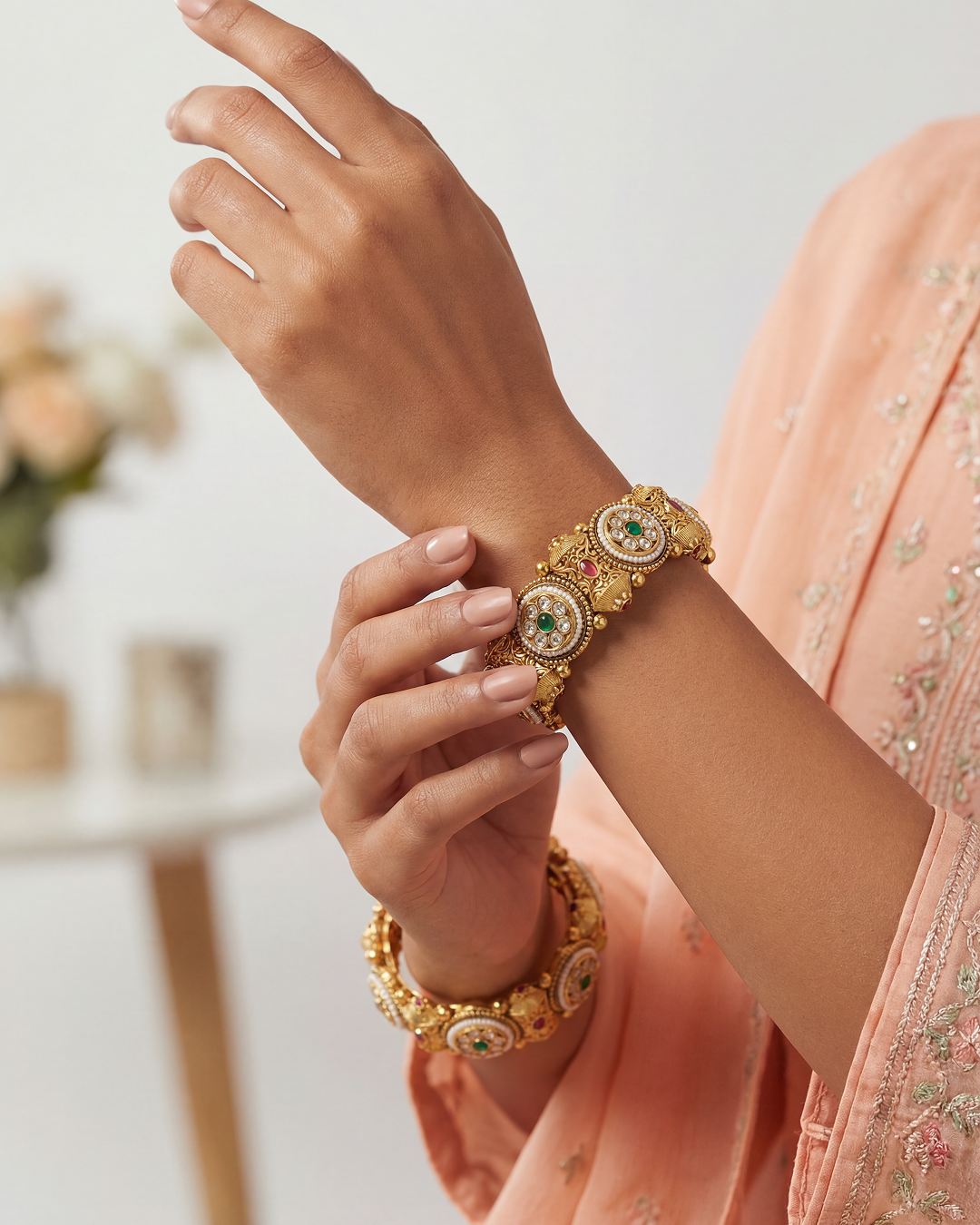 Brinda Heritage Bangles [Openable]