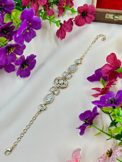 Madhu Moissanite Bracelet (Adjustable)