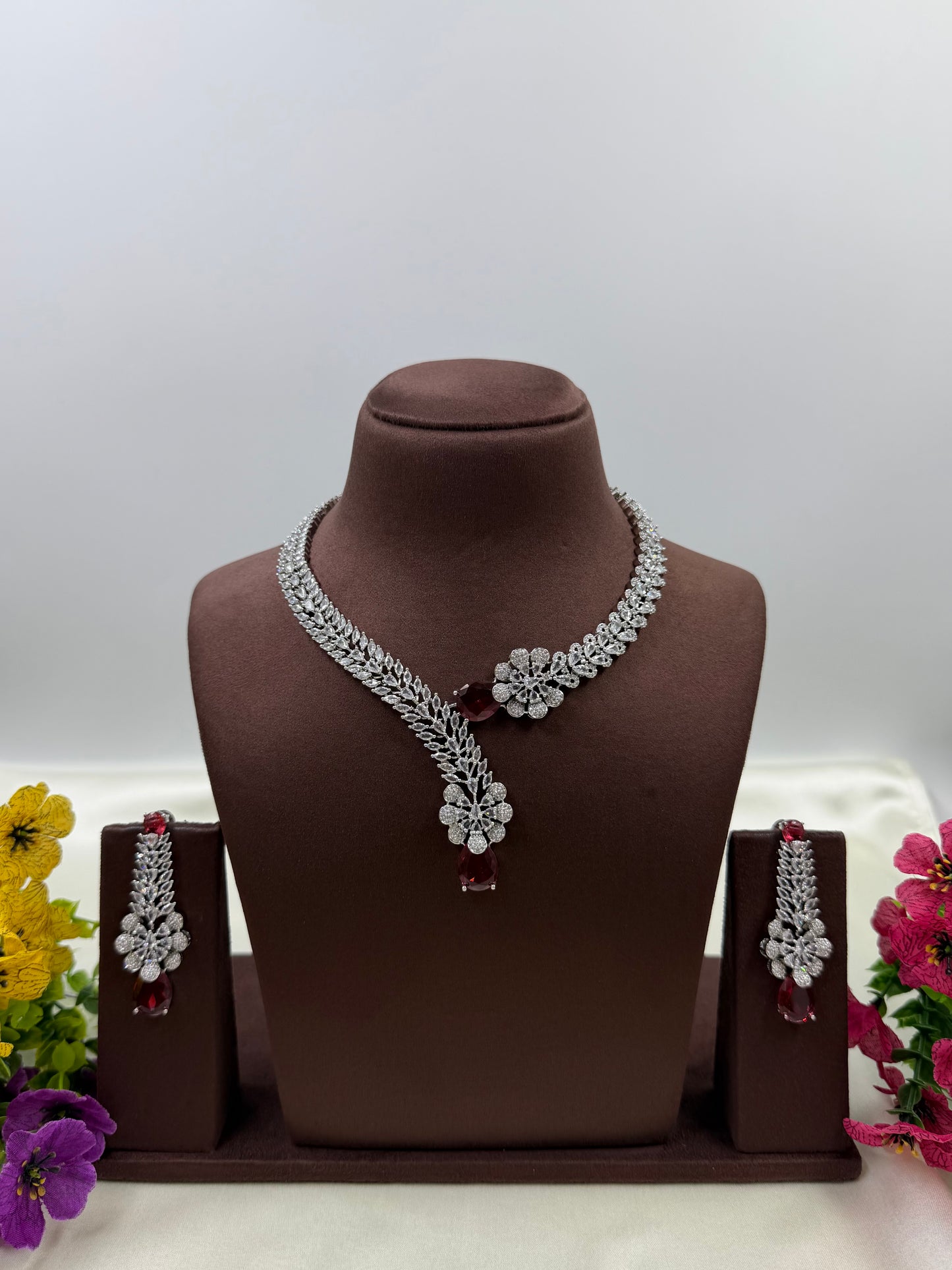 Aliya American Diamond Necklace