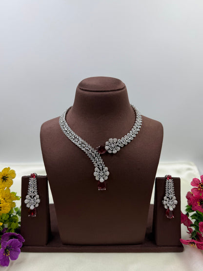 Aliya American Diamond Necklace
