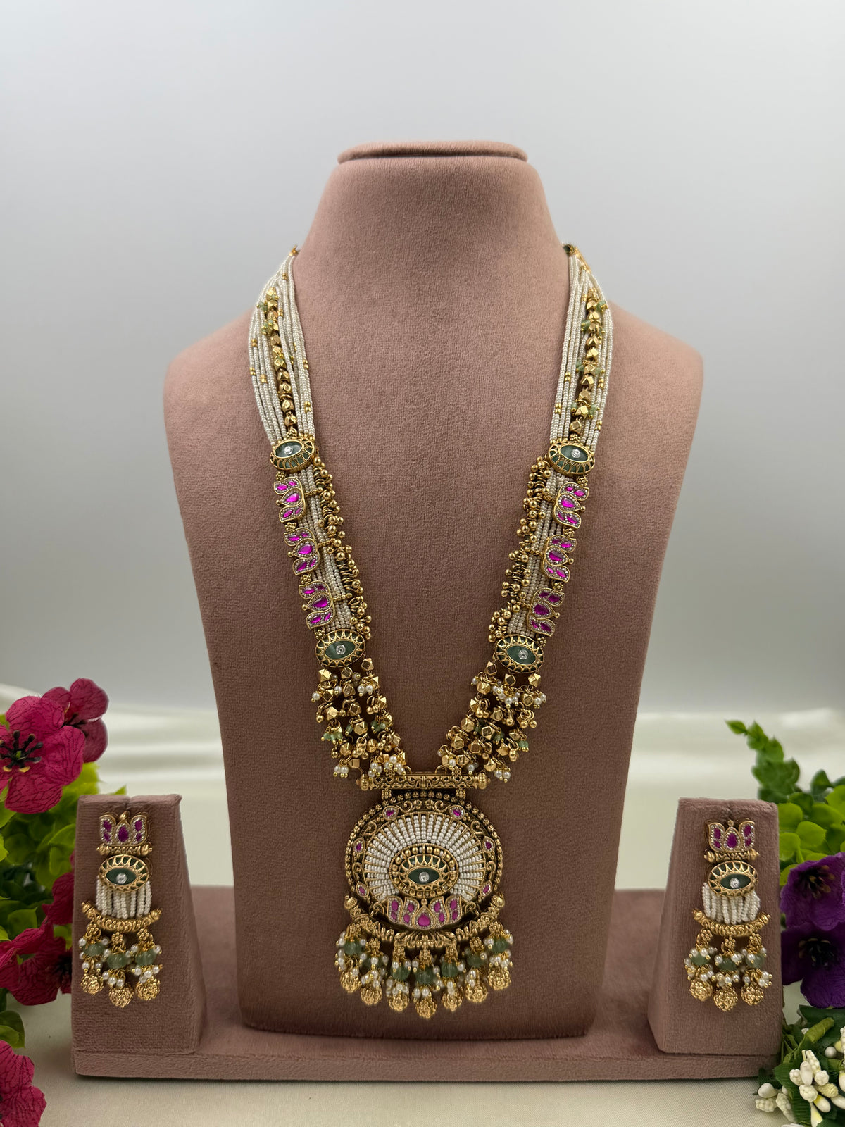 Shalini Premium Chorski Long Necklace Set