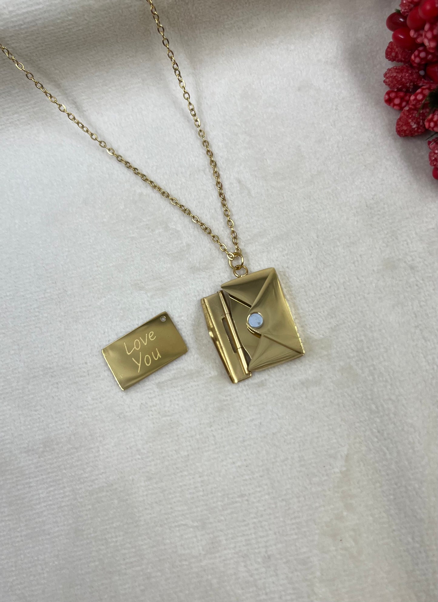 Love You Gold Necklace