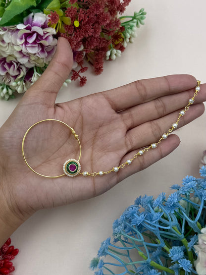 Devaki Traditional Indian Nose Ring