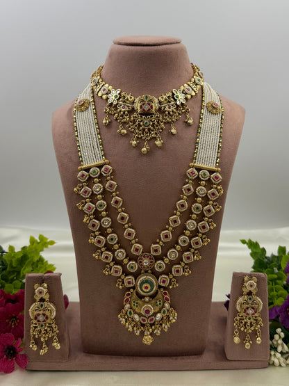 Nitya Heritage Chorski Combo Necklace Set