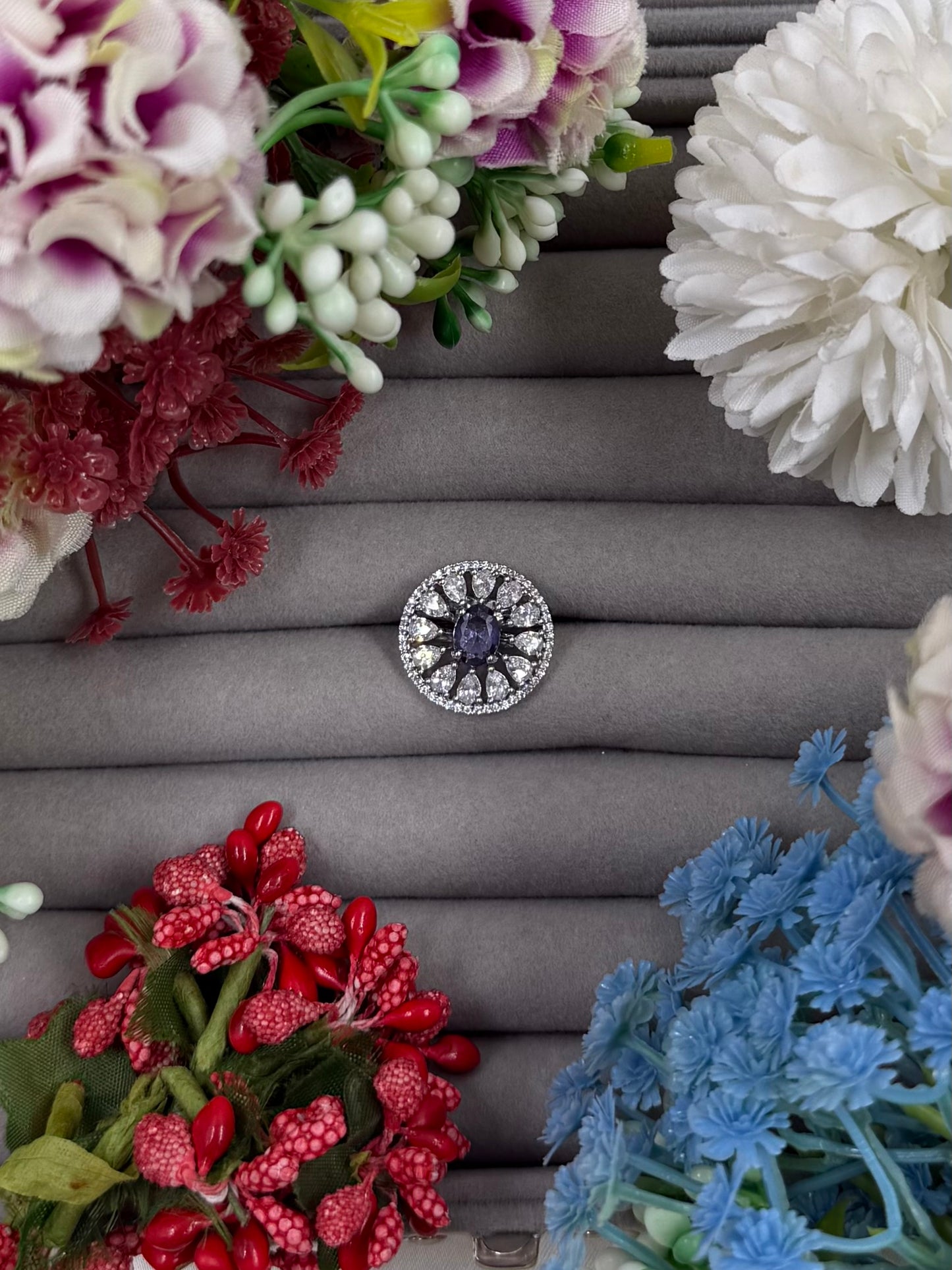 Lauren American Diamond Ring (Adjustable)
