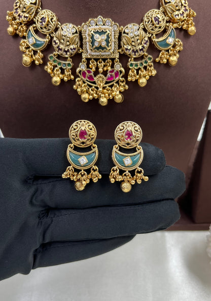 Ruchi Heritage Brass Necklace