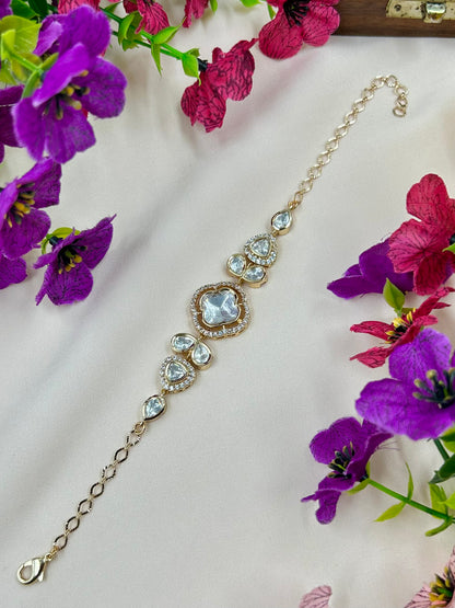 Suchita Moissanite Bracelet (Adjustable)
