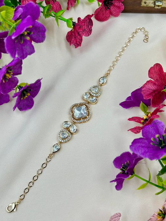 Suchita Moissanite Bracelet (Adjustable)