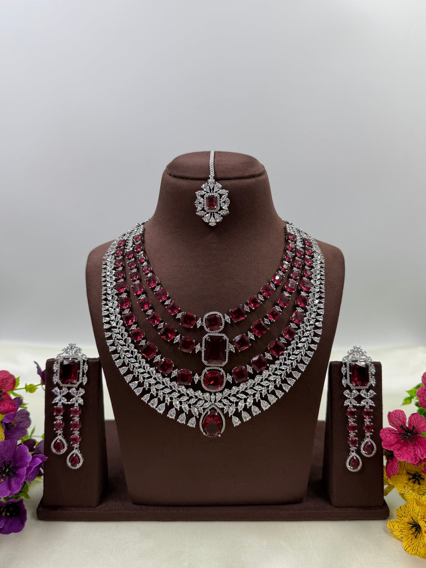 Arathi American Diamond Necklace