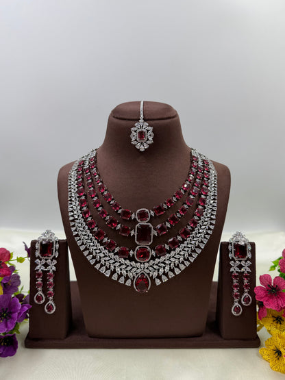 Arathi American Diamond Necklace