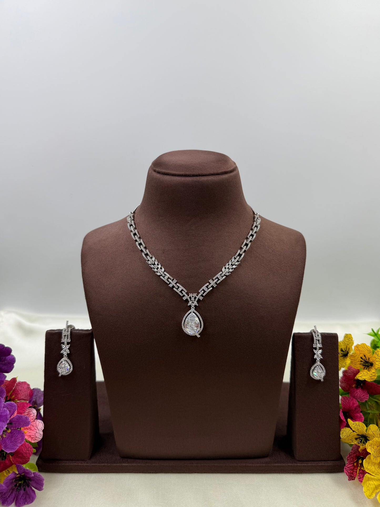 Aileen American Diamond Necklace
