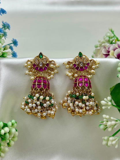 Pranita Pachi Kundan Jhumka
