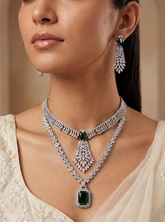 Grace American Diamond Combo Set