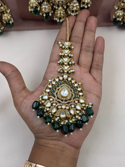 Suranjana Polki Bridal Long Necklace Set